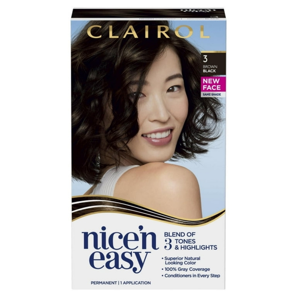 Clairol Nice 'n Easy 3 Brown Black (2 boxes)